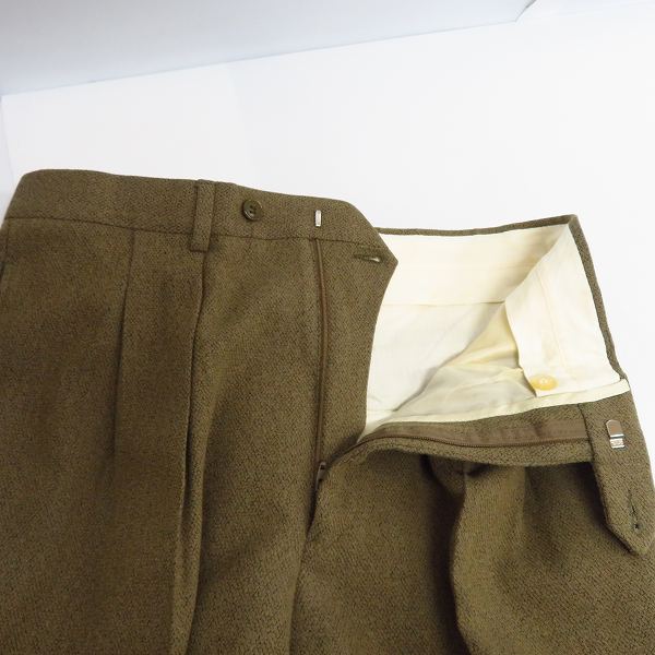 実際に弊社で買取させて頂いたGIORGIO ARMANI/ジョルジオアルマーニ ダブル テーラードスーツ セットアップ 48の画像 4枚目