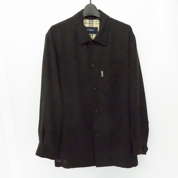 実際に弊社で買取させて頂いたBurberry LONDON/バーバリー ロンドン ウールリネン 5B ジャケット BBP29-208-08 size：L