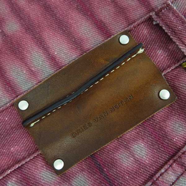 実際に弊社で買取させて頂いた【未使用】DRIES VAN NOTEN/ドリスヴァンノッテン タイダイ デニムパンツ/30の画像 2枚目