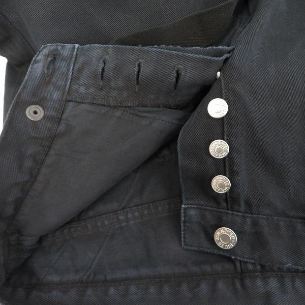 実際に弊社で買取させて頂いたDRIES VAN NOTEN/ドリスヴァンノッテン ブラックデニムパンツ/29の画像 3枚目