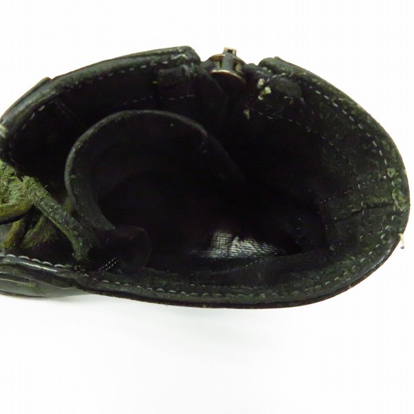 実際に弊社で買取させて頂いたBACKLASH/バックラッシュ サイドジップ レザーブーツの画像 4枚目