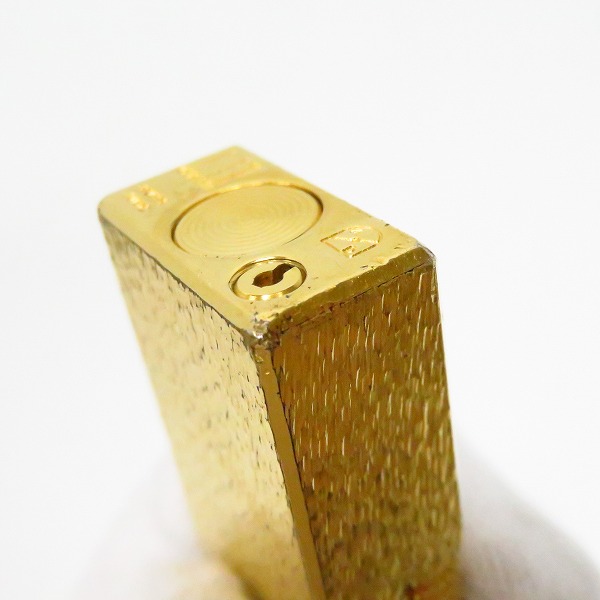 実際に弊社で買取させて頂いたdunhill/ダンヒル スリム ローラー ガスライター ロゴ入り ゴールドの画像 5枚目