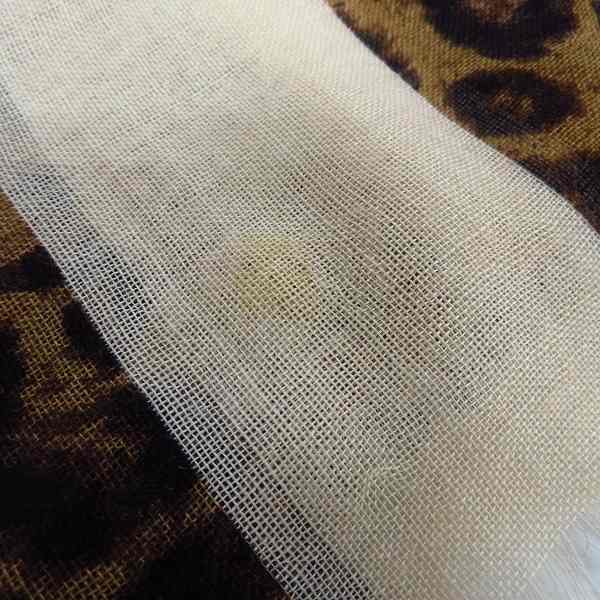 実際に弊社で買取させて頂いたUNIFORM EXPERIMENT/ユニフォームエクスペリメント レオパード カシミヤ ストール UE-123085の画像 2枚目