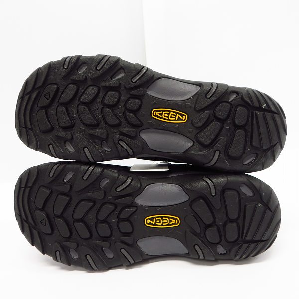 実際に弊社で買取させて頂いたKEEN/キーン  防水 ローカット スティーンズ ウォータープルーフ シンセティック 1022749 BK/MG/27の画像 2枚目