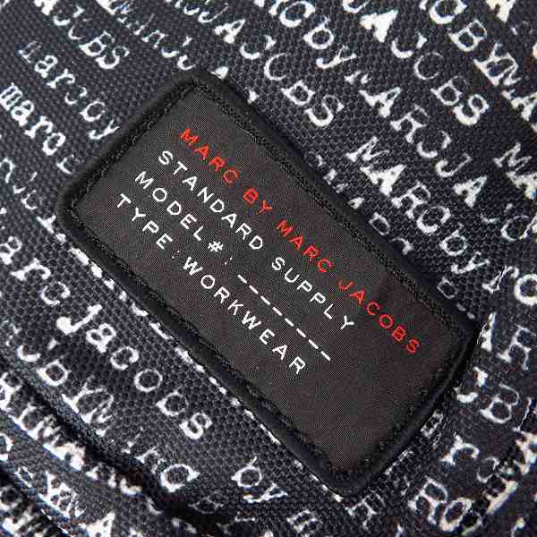 実際に弊社で買取させて頂いた【未使用】MARC BY MARC JACOBS/マークバイマークジェイコブス 総ロゴ バックパック/リュック M0005186の画像 3枚目