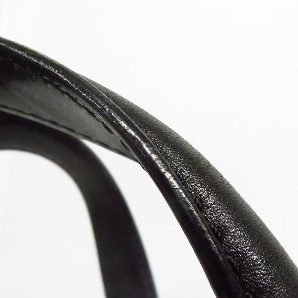 実際に弊社で買取させて頂いたJIMMY CHOO/ジミーチュウ ロゴプレート レザーハンドバッグ の画像 6枚目