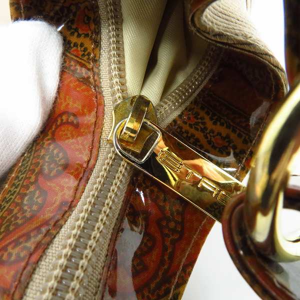 実際に弊社で買取させて頂いたETRO/エトロ ペイズリー柄切替 ショルダーバッグの画像 6枚目