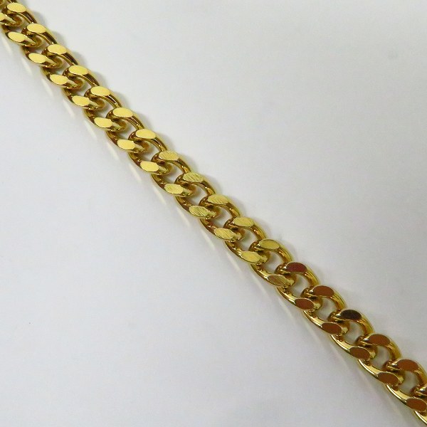 実際に弊社で買取させて頂いたGIVENCHY/ジバンシイ Gロゴ ゴールドカラー ネックレスチェーンの画像 3枚目