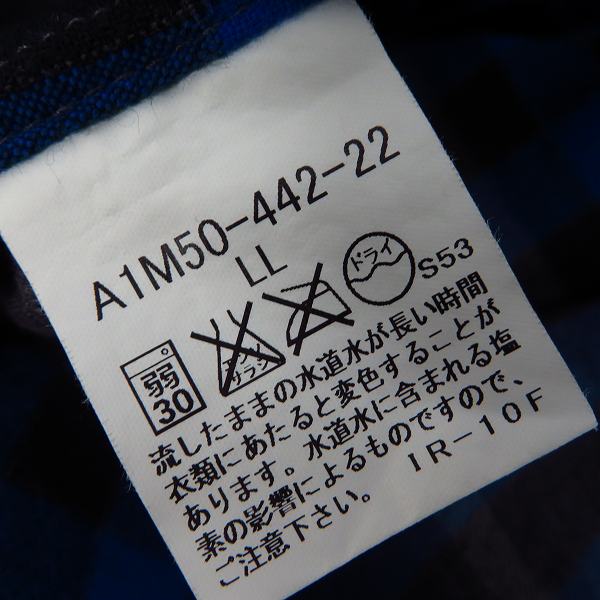 実際に弊社で買取させて頂いたBurberry LONDON/バーバリー ロンドン 長袖 チェックシャツ/LLの画像 3枚目