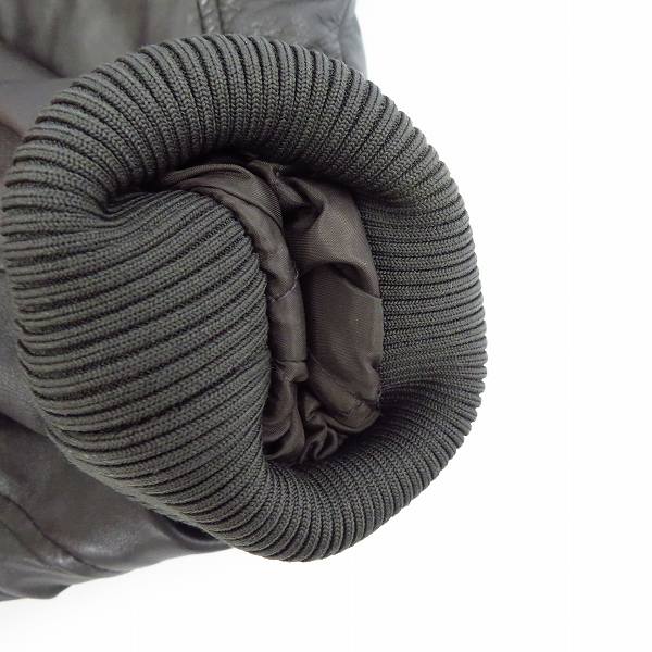 実際に弊社で買取させて頂いたAKM Contemporary/エイケイエムコンテンポラリー 羊革/シープスキン シングル ライダース ジャケット/Mの画像 4枚目