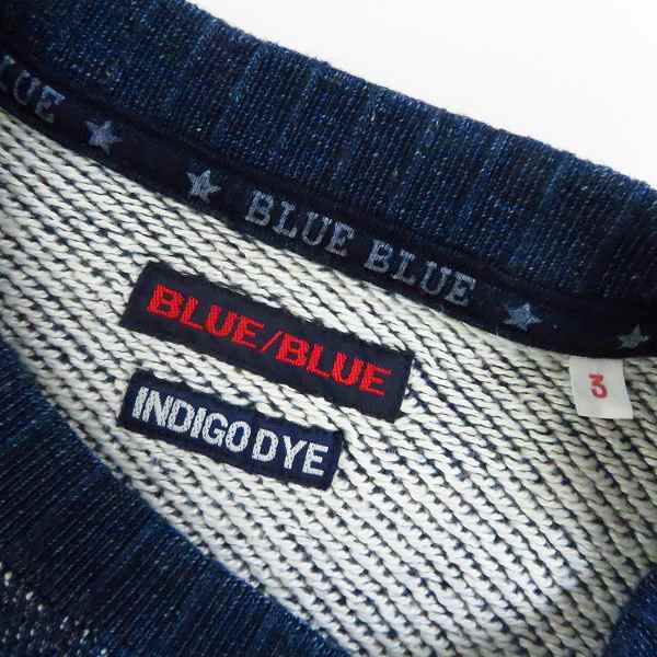 実際に弊社で買取させて頂いたBLUE BLUE/ブルーブルー INDIGO DYE インディゴ ポケット付き トレーナー 3の画像 2枚目