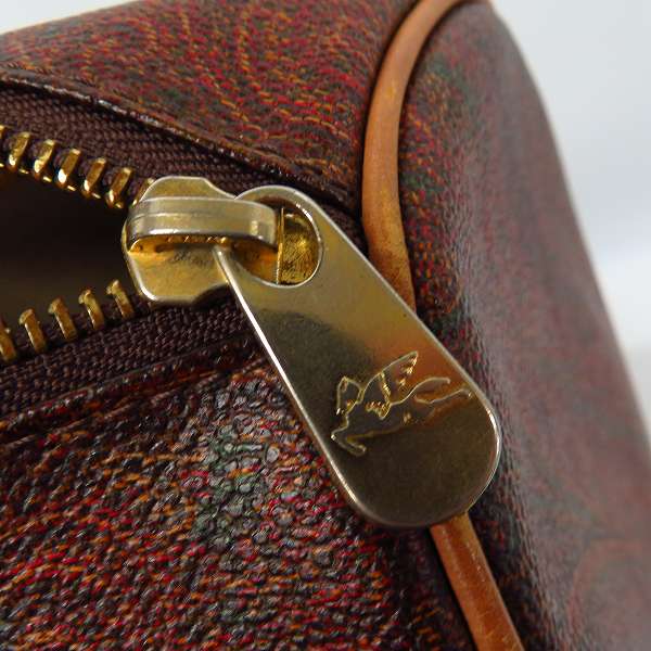 実際に弊社で買取させて頂いたETRO/エトロ ペイズリー柄/総柄 ミニドラムバッグ/ハンドバッグの画像 6枚目