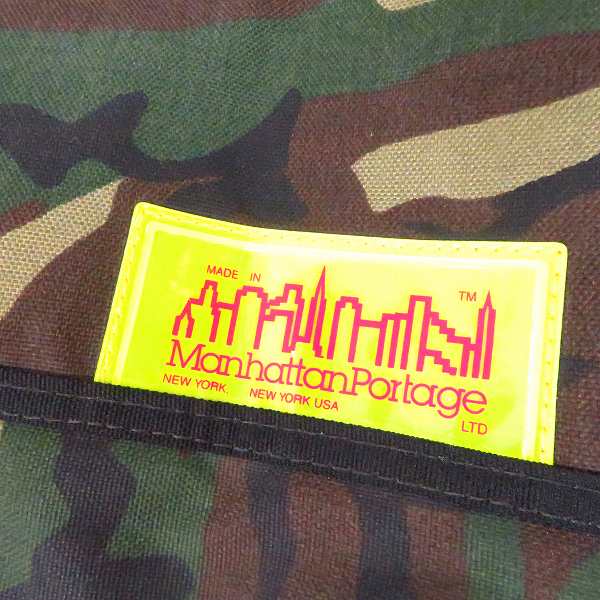 実際に弊社で買取させて頂いたManhattan Portage/マンハッタンポーテージ カモフラ/迷彩柄 メッセンジャーバッグ イエロータグの画像 4枚目