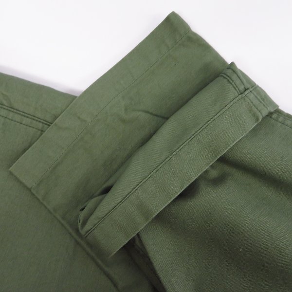 実際に弊社で買取させて頂いた【未使用】DUBBLE WORKS/ダブルワークス ARMY サテン ミリタリーパンツ/30の画像 7枚目