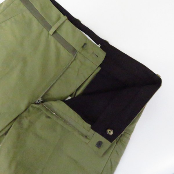 実際に弊社で買取させて頂いた【未使用】Hussein Chalayan/フセイン・チャラヤン SHORTS ショーツ/ハーフパンツ オリーブ YUR303/46の画像 2枚目