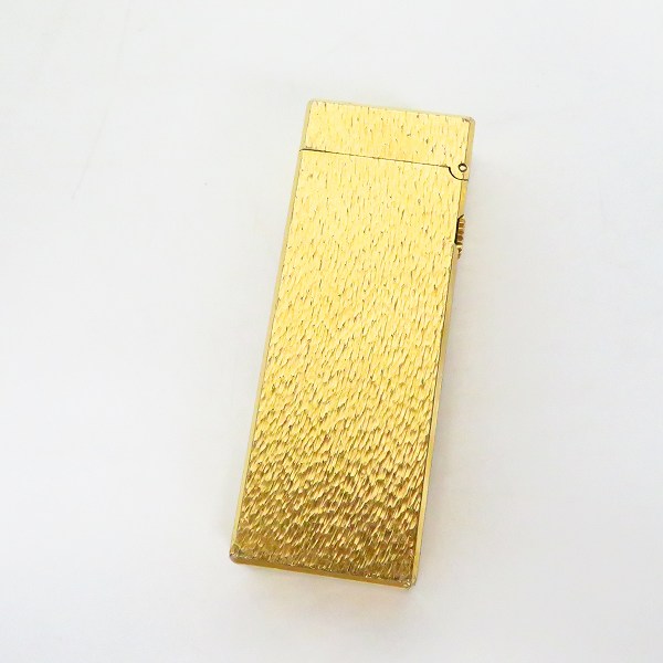 実際に弊社で買取させて頂いたdunhill/ダンヒル スリム ローラー ガスライター ロゴ入り ゴールドの画像 1枚目