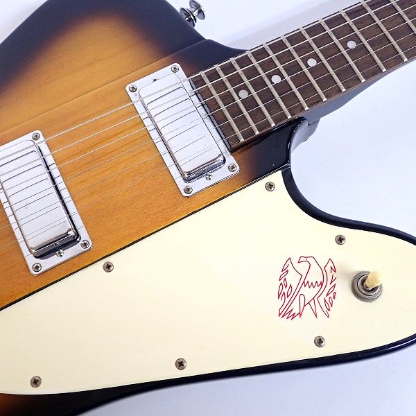 実際に弊社で買取させて頂いた★Epiphone/エピフォン FIREBIRD/ファイヤーバード デタッチャブルネック仕様 ソフトケース付の画像 4枚目