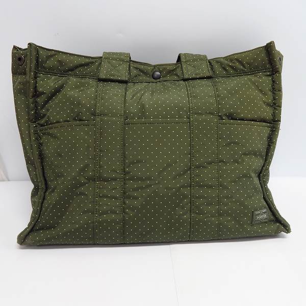 実際に弊社で買取させて頂いたHEAD PORTER/ヘッドポーター OLIVEDRAB トートバッグ ドット