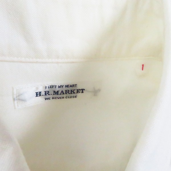 実際に弊社で買取させて頂いたHOLLYWOOD RANCH MARKET/ハリウッドランチマーケット HRワッペンボタンダウンシャツ 1の画像 2枚目