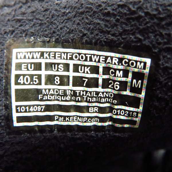 実際に弊社で買取させて頂いたKEEN/キーン ユニークサンダル BR010218/26.0の画像 5枚目
