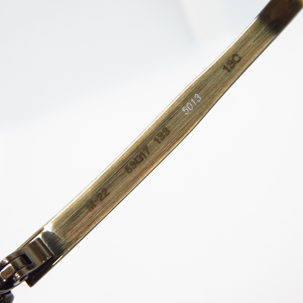 実際に弊社で買取させて頂いた999.9/フォーナインズ 眼鏡/メガネフレーム アイウェア M-22 5013の画像 4枚目
