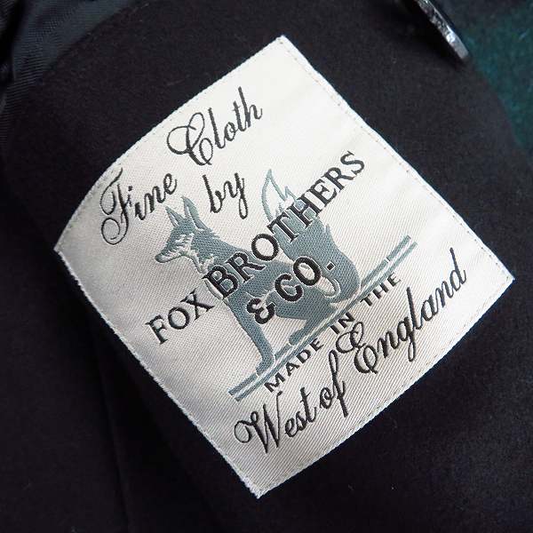 実際に弊社で買取させて頂いた【未使用】DRIES VAN NOTEN/ドリスヴァンノッテン FOX BROTHERS メルトンウール ロングＰコート/46の画像 4枚目