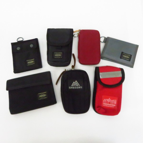 実際に弊社で買取させて頂いたPORTER/ポーター Manhattan Portage×WOOLRICH/マンハッタンポーテージ他 小物入れ/パスケース/手帳 7点セット