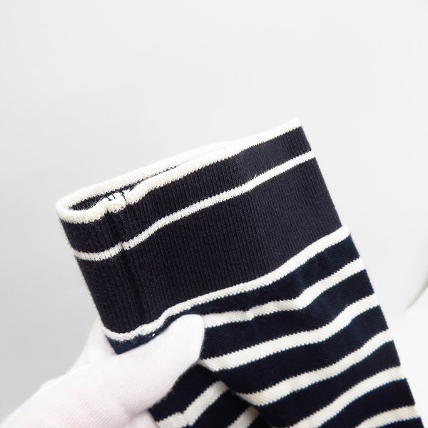 実際に弊社で買取させて頂いたvisvim/ビズビム ボーダー柄 ロングスリーブ/長袖 ポロシャツの画像 5枚目