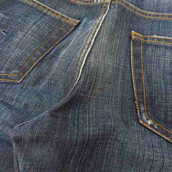 実際に弊社で買取させて頂いたDior HOMME/ディオールオム 09AW インディゴデニムパンツ W33の画像 5枚目