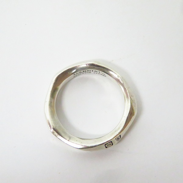 実際に弊社で買取させて頂いたGARNI/ガルニ クロッケリーリング シルバー 13号の画像 2枚目