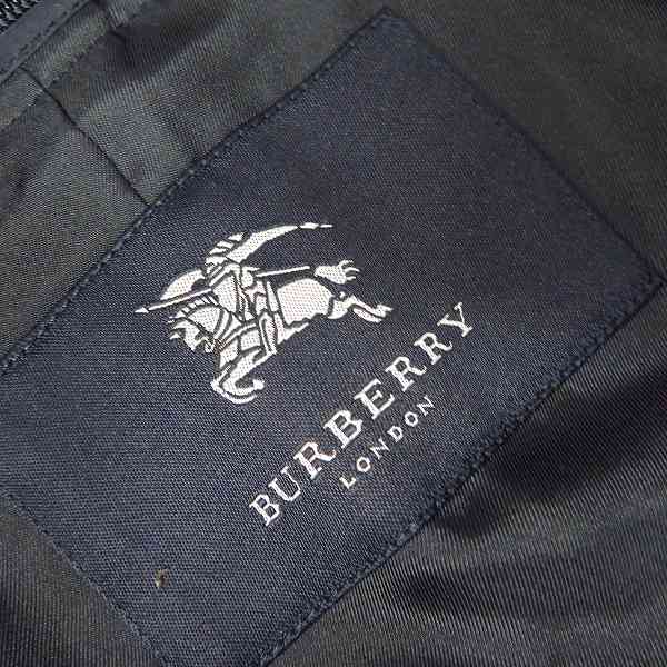 実際に弊社で買取させて頂いたBURBERRY LONDON/バーバリーロンドン 裏地チェック柄 ライナー付きステンカラーコート　BBB55/165の画像 3枚目