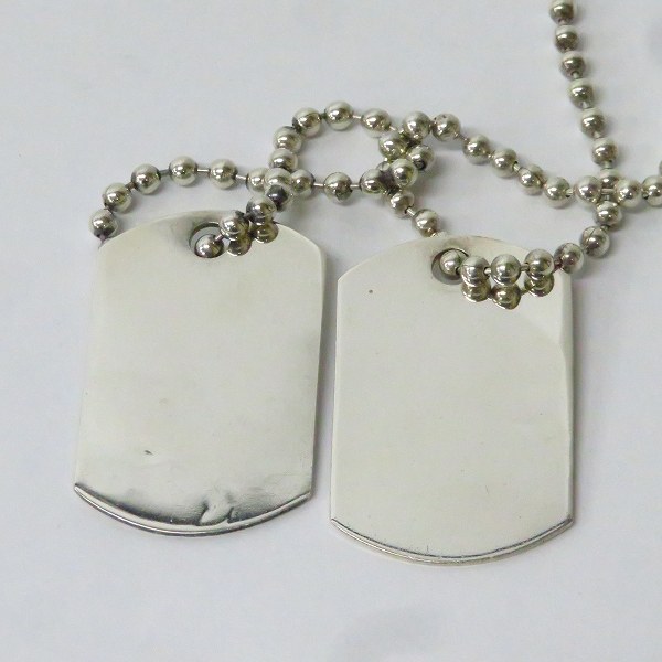 実際に弊社で買取させて頂いたCRAZY PIG/クレイジーピッグ DOG TAG/ドッグタグ ペンダント/ネックレスの画像 2枚目