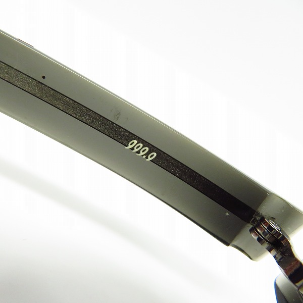 実際に弊社で買取させて頂いた999.9/フォーナインズ メガネフレーム/アイウェア NP-31の画像 5枚目