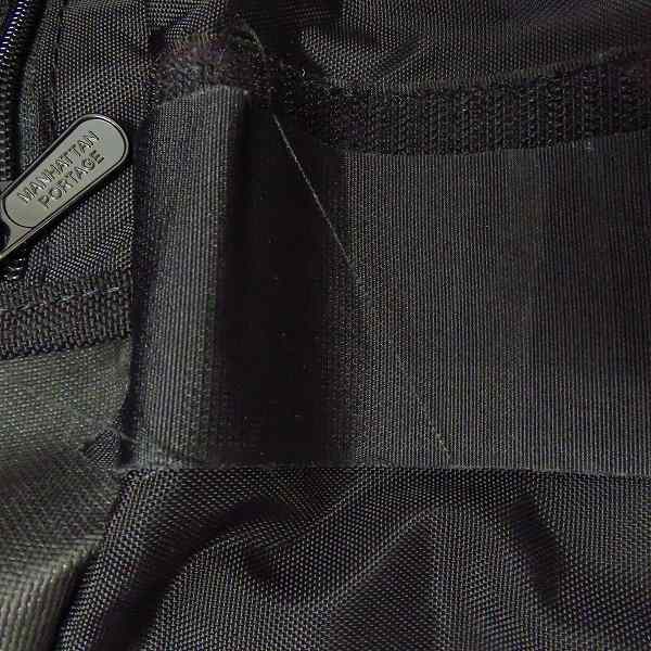 実際に弊社で買取させて頂いたMANHATTAN Portage/マンハッタンポーテージ CORDURA/コーデュラナイロン 黒/赤 ショルダーバッグ 2点セットの画像 7枚目