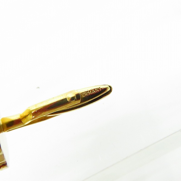 実際に弊社で買取させて頂いたChristian Dior/クリスチャンディオール ロゴ入り ネクタイピン/ピンバッジ/カフス 3点セットの画像 6枚目