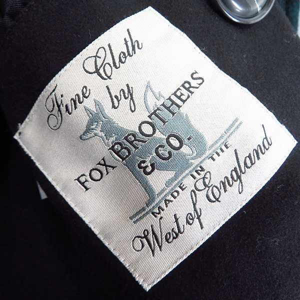 実際に弊社で買取させて頂いた【未使用】DRIES VAN NOTEN/ドリスヴァンノッテン FOX BROTHERS メルトンウール ロングＰコート/44の画像 4枚目