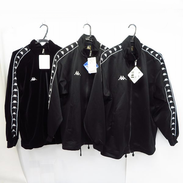 実際に弊社で買取させて頂いた【未使用】Kappa/カッパ ベロア ジャージジャケット トレーニングウェア size：M/L 3点セット