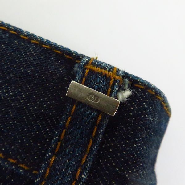 実際に弊社で買取させて頂いた【JPタグ】Dior HOMME/ディオールオム 09AW ウォッシュ加工 インディゴデニムパンツ /W28の画像 6枚目
