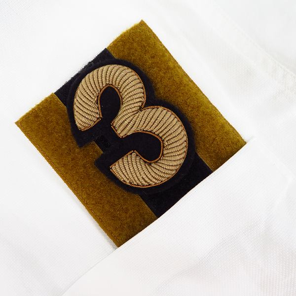 実際に弊社で買取させて頂いた【未使用】DRIES VAN NOTEN/ドリスヴァンノッテン ワッペン 3 コットンシャツ/44の画像 3枚目