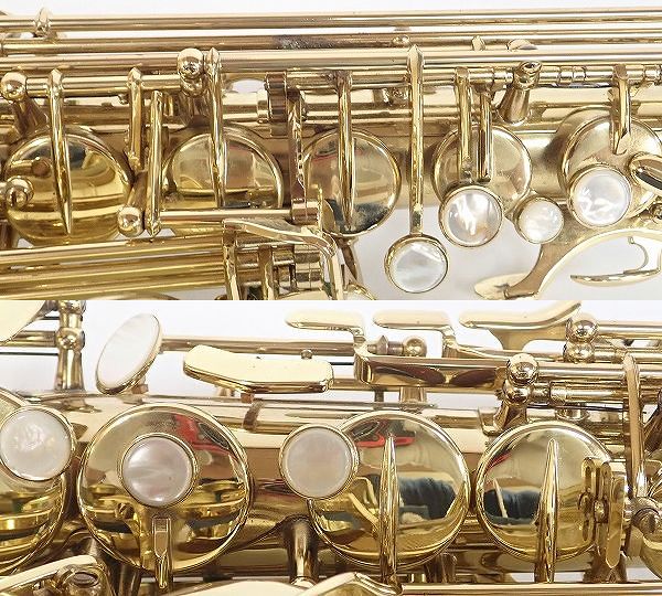 実際に弊社で買取させて頂いた★SELMER/セルマー アルトサックス SA80/Super Action 80 SERIE Ⅱ/シリーズ2 彫刻有り 57万台 ハードケース付の画像 6枚目
