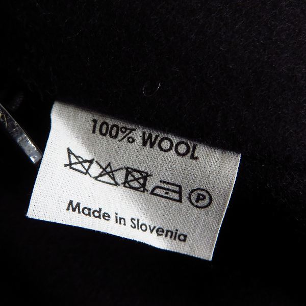 実際に弊社で買取させて頂いた【未使用】DRIES VAN NOTEN/ドリスヴァンノッテン FOX BROTHERS メルトンウール ロングＰコート/46の画像 5枚目