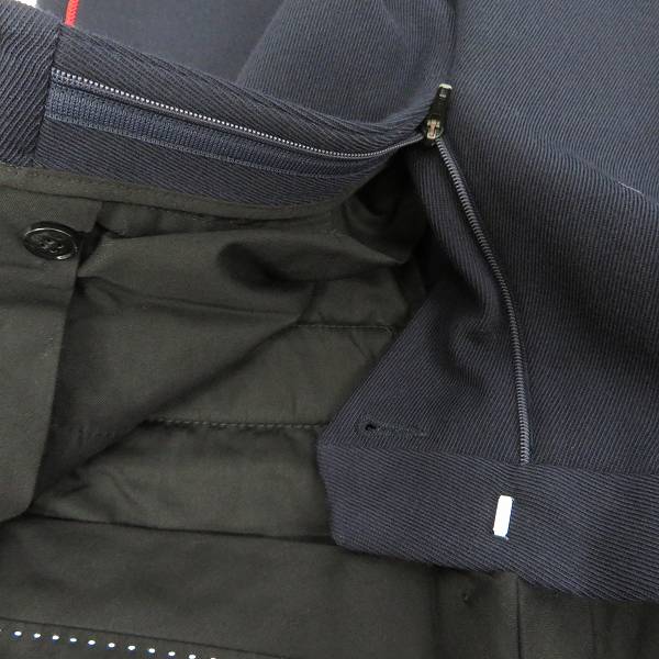 実際に弊社で買取させて頂いた【未使用】DRIES VAN NOTEN/ドリスヴァンノッテン PATRINI TRIS 9185 サイドパイピングパンツ/44の画像 2枚目