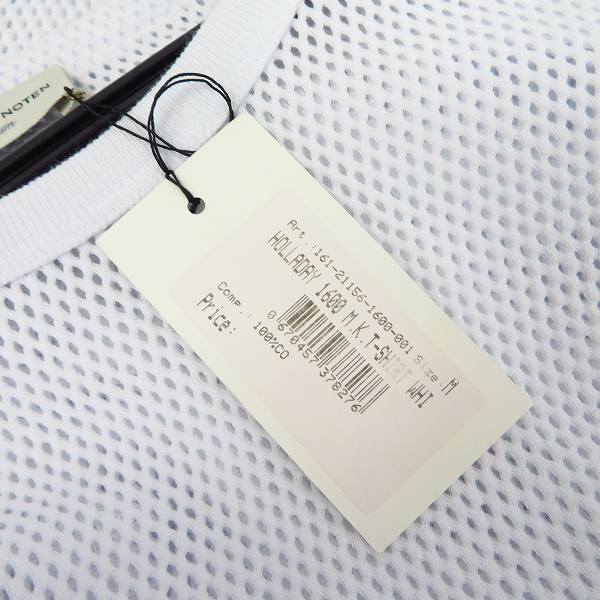 実際に弊社で買取させて頂いた【未使用】DRIES VAN NOTEN/ドリスヴァンノッテン 半袖ニットTシャツ ホワイト/Ｍの画像 4枚目