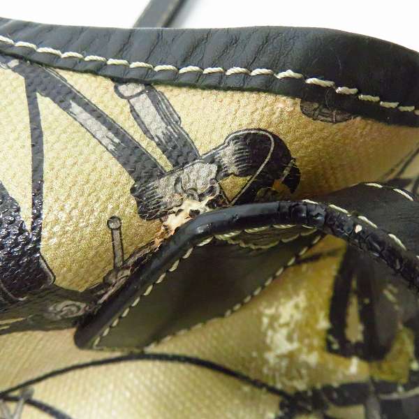 実際に弊社で買取させて頂いたcollection PRIVEE?/コレクションプリヴェ 総柄トートバッグ ベージュの画像 6枚目