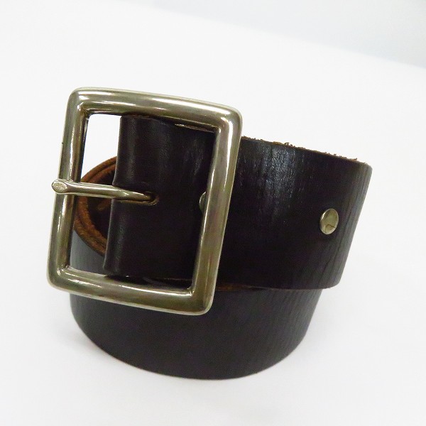 実際に弊社で買取させて頂いたHTC/Hollywood Trading Company/エイチティーシー レザーベルト ブラック/黒 Size：30