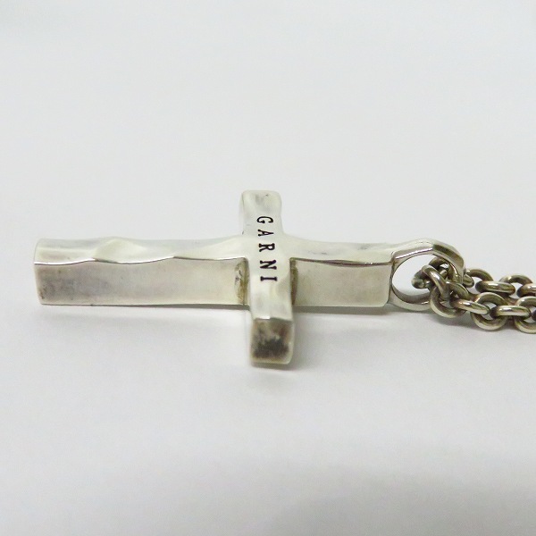 実際に弊社で買取させて頂いた【証明書】GARNI/ガルニ エッセンシャルクロスペンダント S ｗ/チェーン 07の画像 3枚目