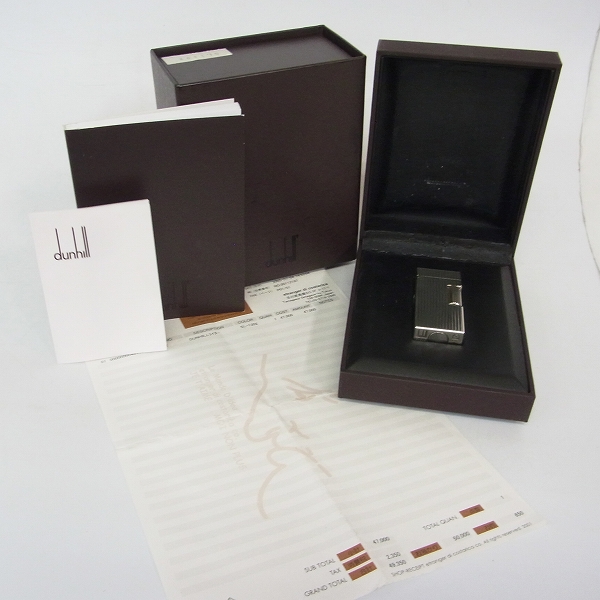 実際に弊社で買取させて頂いたdunhill/ダンヒル バーティカルライン ミニ ローラーガスライターの画像 8枚目