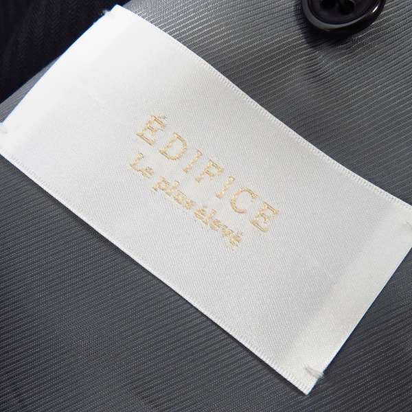 実際に弊社で買取させて頂いたEDIFICE/エディフィス ストライプ 2Bスーツ セットアップ/44の画像 2枚目