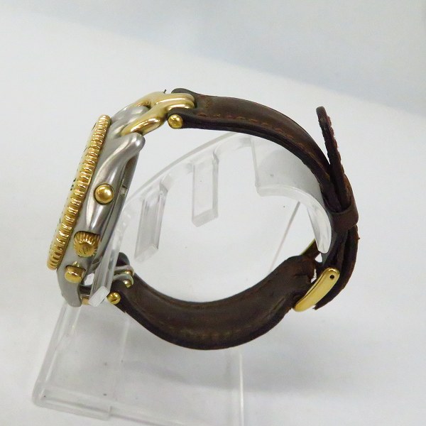 実際に弊社で買取させて頂いた【ジャンク/動作未確認】TAG Heuer/タグホイヤー セナモデル クロノグラフ CG1123-0の画像 1枚目