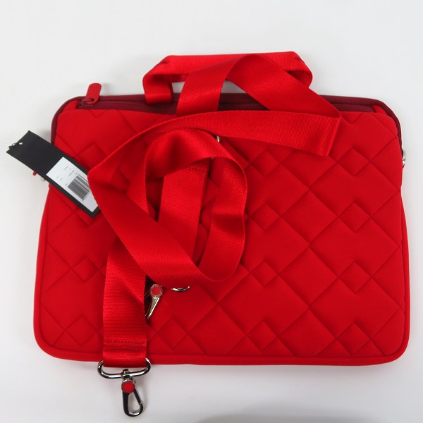 実際に弊社で買取させて頂いた【未使用】MARC BY MARC JACOBS/マークバイマークジェイコブス 2WAY PCケース/ブリーフケース ROSEY RED M0005244の画像 7枚目